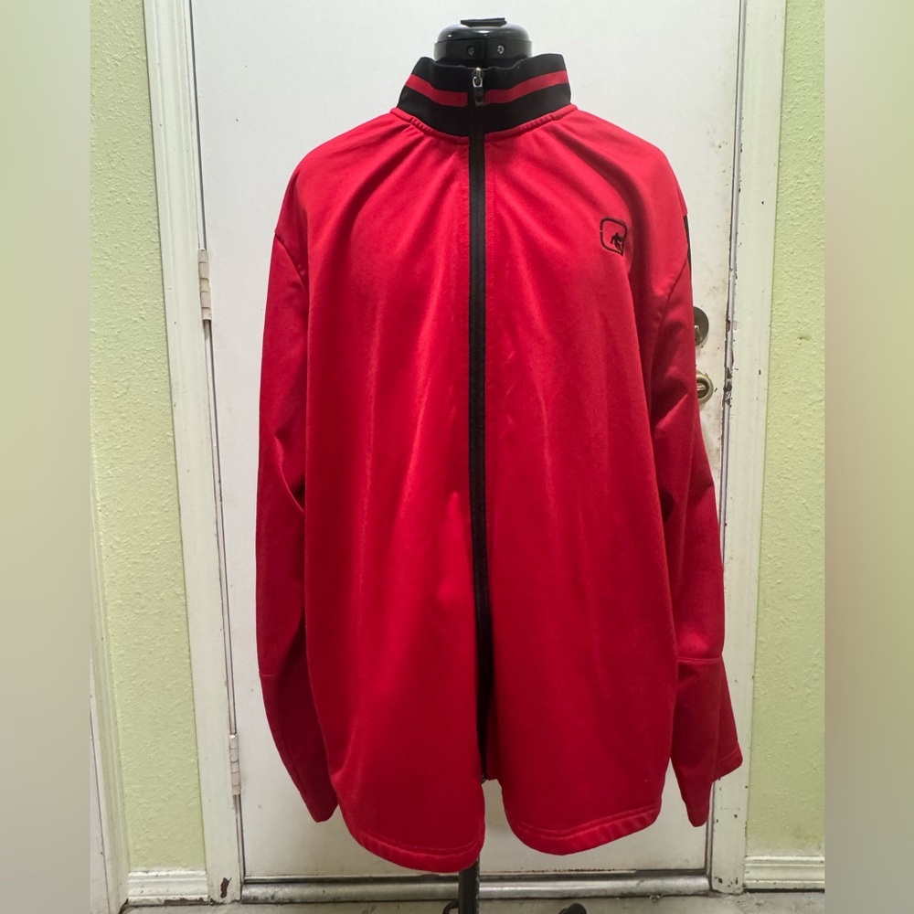 And1 Men's Bold Red Performance Jacket Size XXL.
